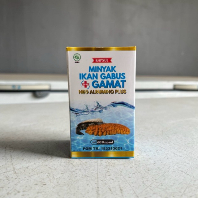 Kapsul Minyak Ikan Gabus plus Minyak Gamat 60 kp