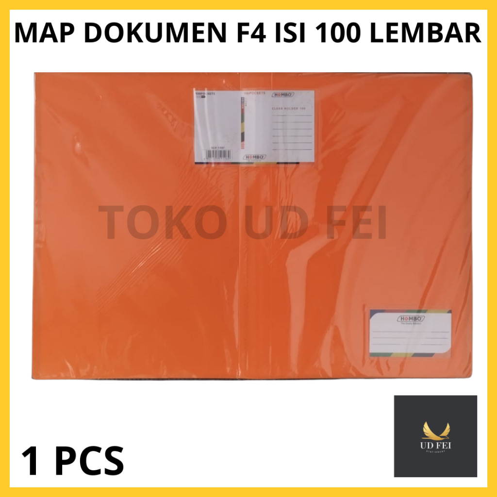 

(1 PCS/1 BIJI) Map Dokumen Keeper / Clear Holder / Document Keeper / Display Book EAGLE A4 / F4 100 Pocket/ Map dokumen isi 100 lembar