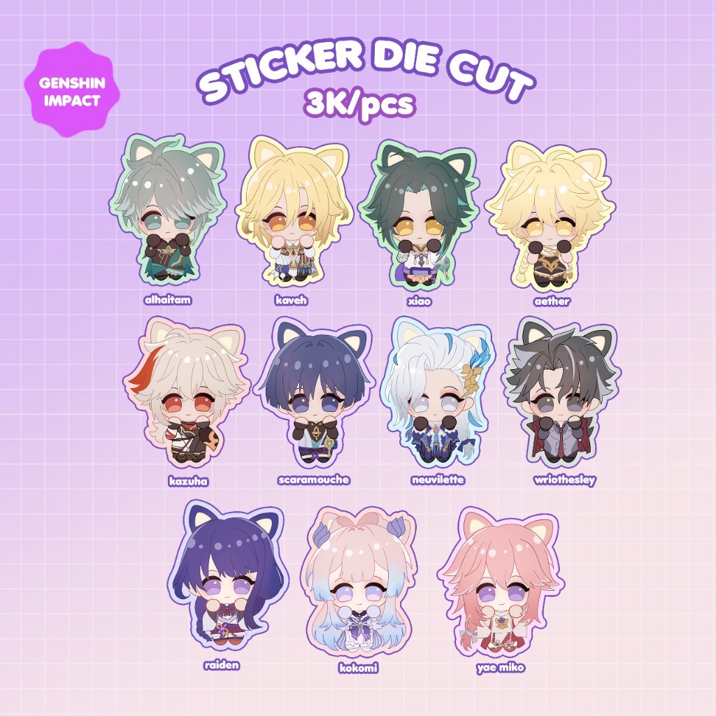 

Genshin Impact DieCut Sticker