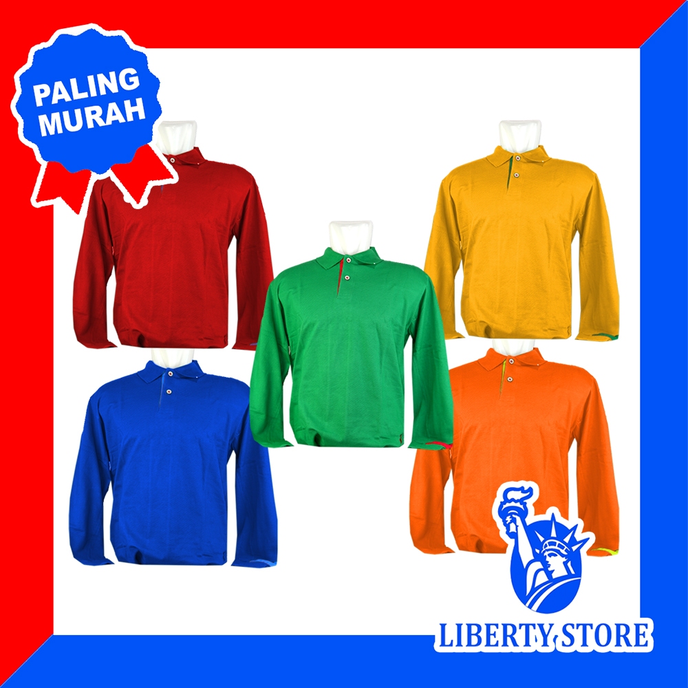 Baju Atasan Olahraga Lengan Panjang Wanita Pria DICK WOLVES CREED POLO
