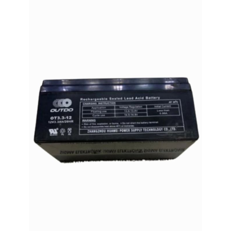 ACCU/AKI OUTDO 12V 3,3AHWARNA ACCU RANDOM