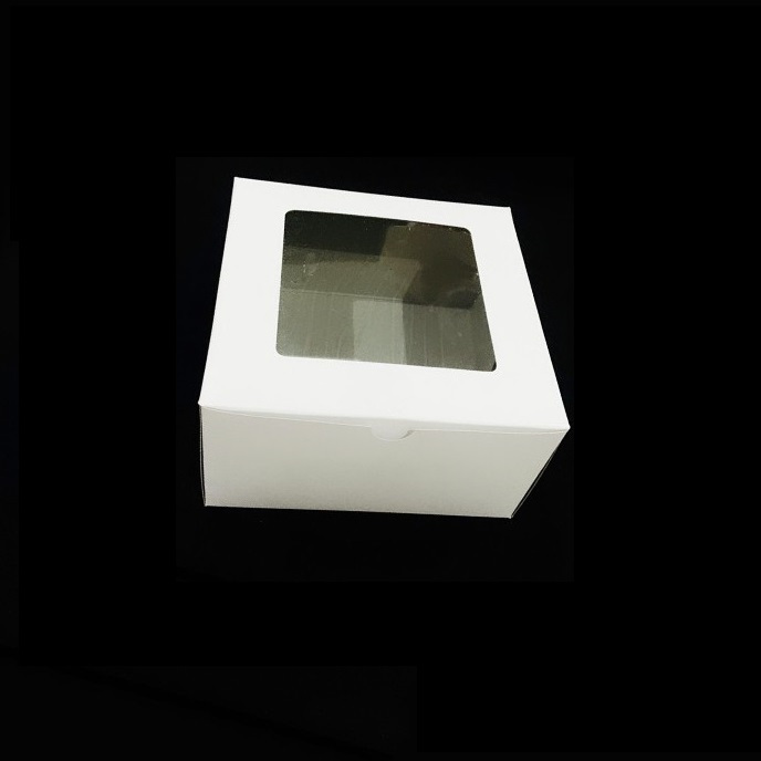 

(10 Pcs) Box Duplex Kue Bolu Dus Cake Tart Ultah Kotak Lapis Legit Kemasan Hempers Size 17x17x9 Cm