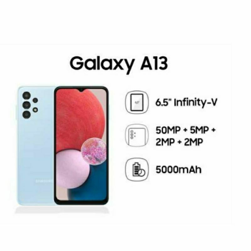 Hp Samsung A13 4/128 GB - ( Samsung A 13 4GB + 128GB ) Garansi Resmi