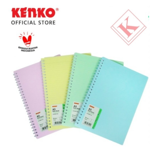 

Notebook / Buku Ring A5 Warna Pastel KENKO RNPP OC +