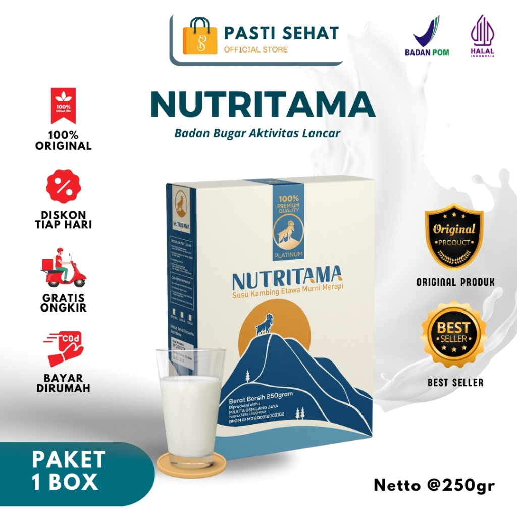 

Susu kambing etawa NUTRINESIA untuk kecerdasan anak