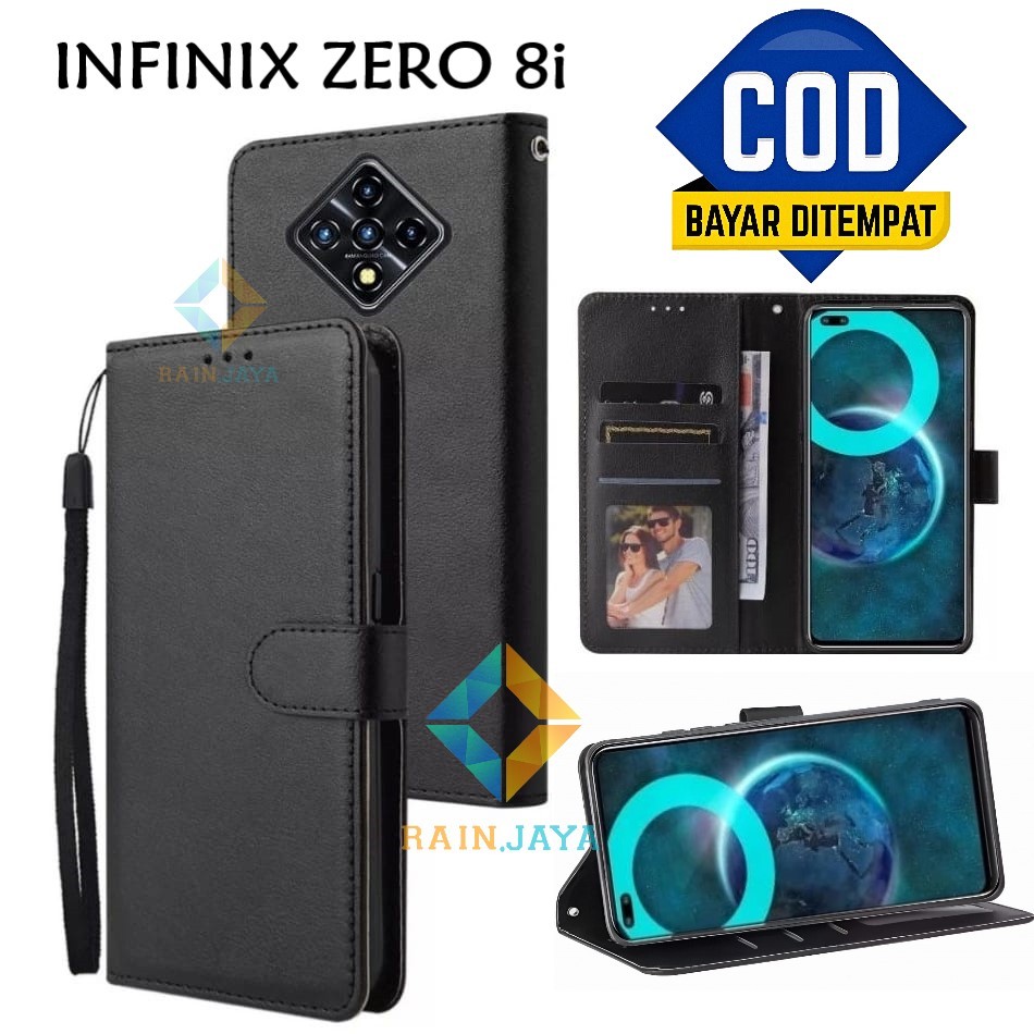 CASING HP INFINIX ZERO 8i MODEL FLIP BUKA TUTUP FLIP WALLET PREMIUM