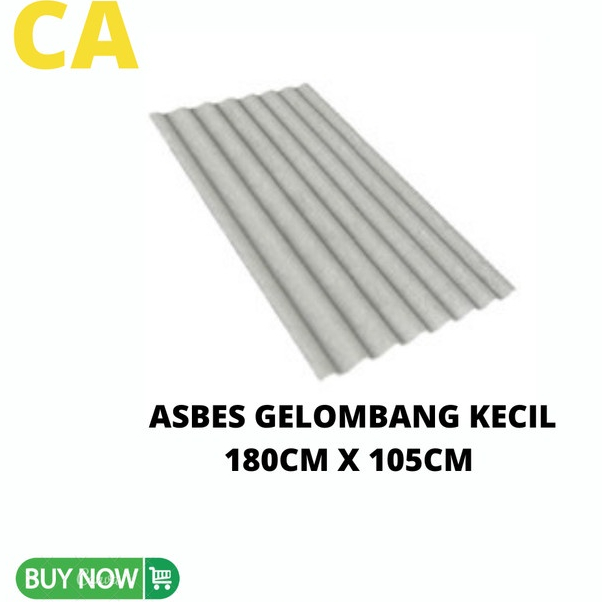 ASBES GELOMBANG KECIL 180CM X 105CM