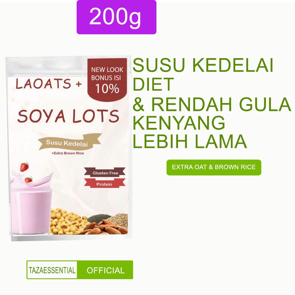 

Susu Kedelai Bubuk Oat Milk Tinggi Protein Meal Replacememt Penurun Berat Badan Laoats