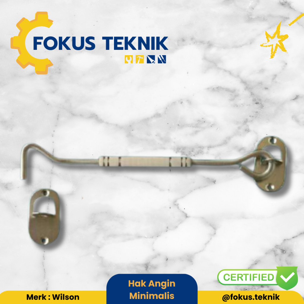 Hak angin 8" wilson Kotak minimalis tebal