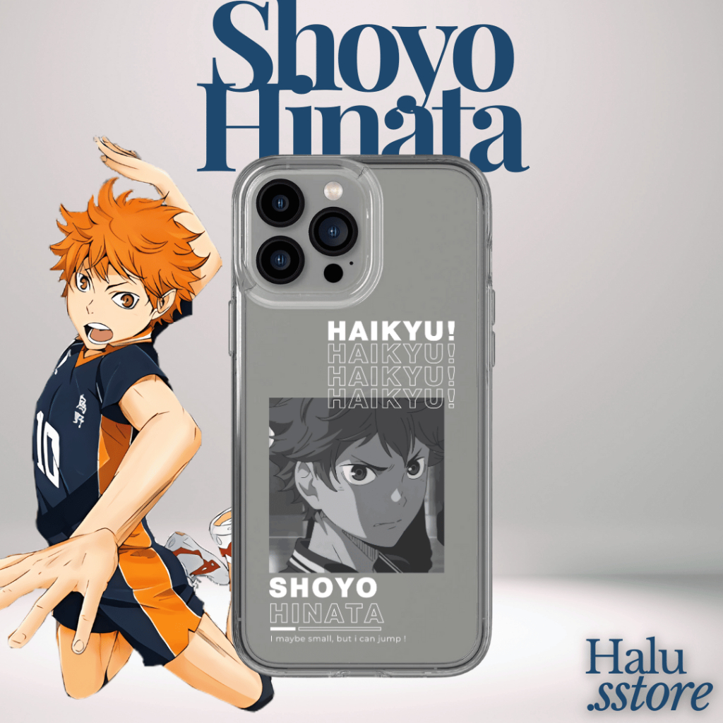 Case HP Custom Haikyuu Hinata Shoyo | Bisa Ganti Karakter / Anime Lain