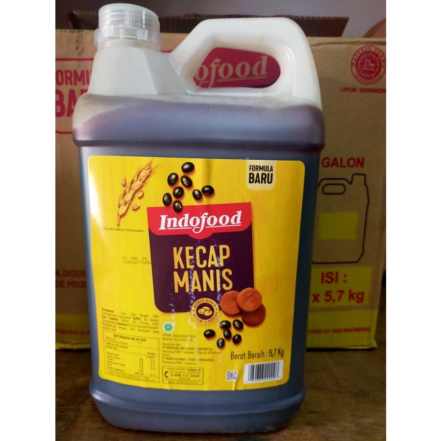 

Indofood Kecap Manis Galon 5,7 Kg