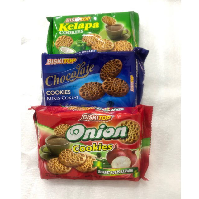 

[BISKITOP] Cookies 300 Gram (1 Dus Isi 12 Pcs)