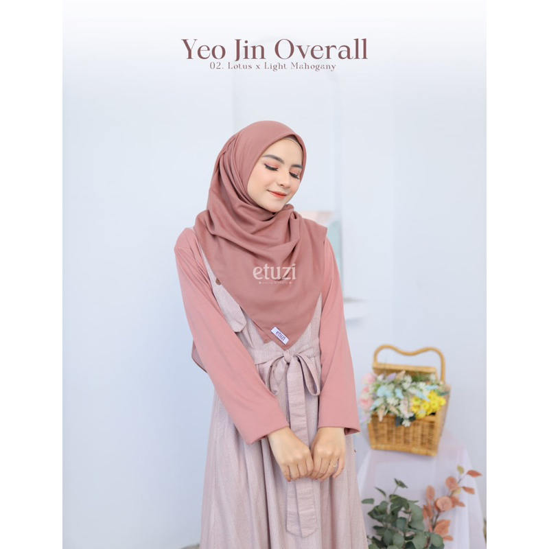 YEO JIN OVERALL DAN INNER BY ETUZI - Gamis Branded sesuai deskripsi Hanna Dress 2 BY Etuzi - Origina