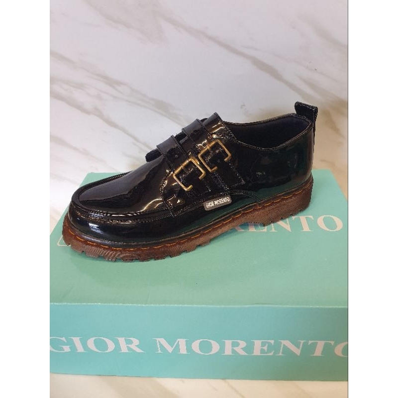 SEPATU OXFORD,DOCMART PEREMPUAN GIOR MORENTO DC.M 702 BLACK 36-40