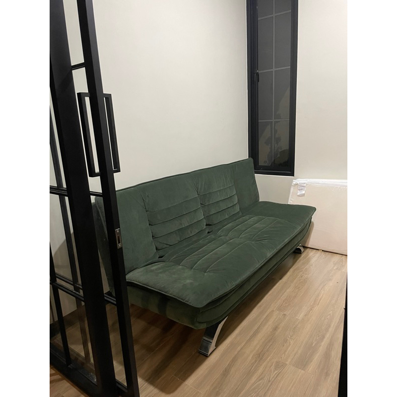 Informa neo faith sofa bed fabric - hijau preloved