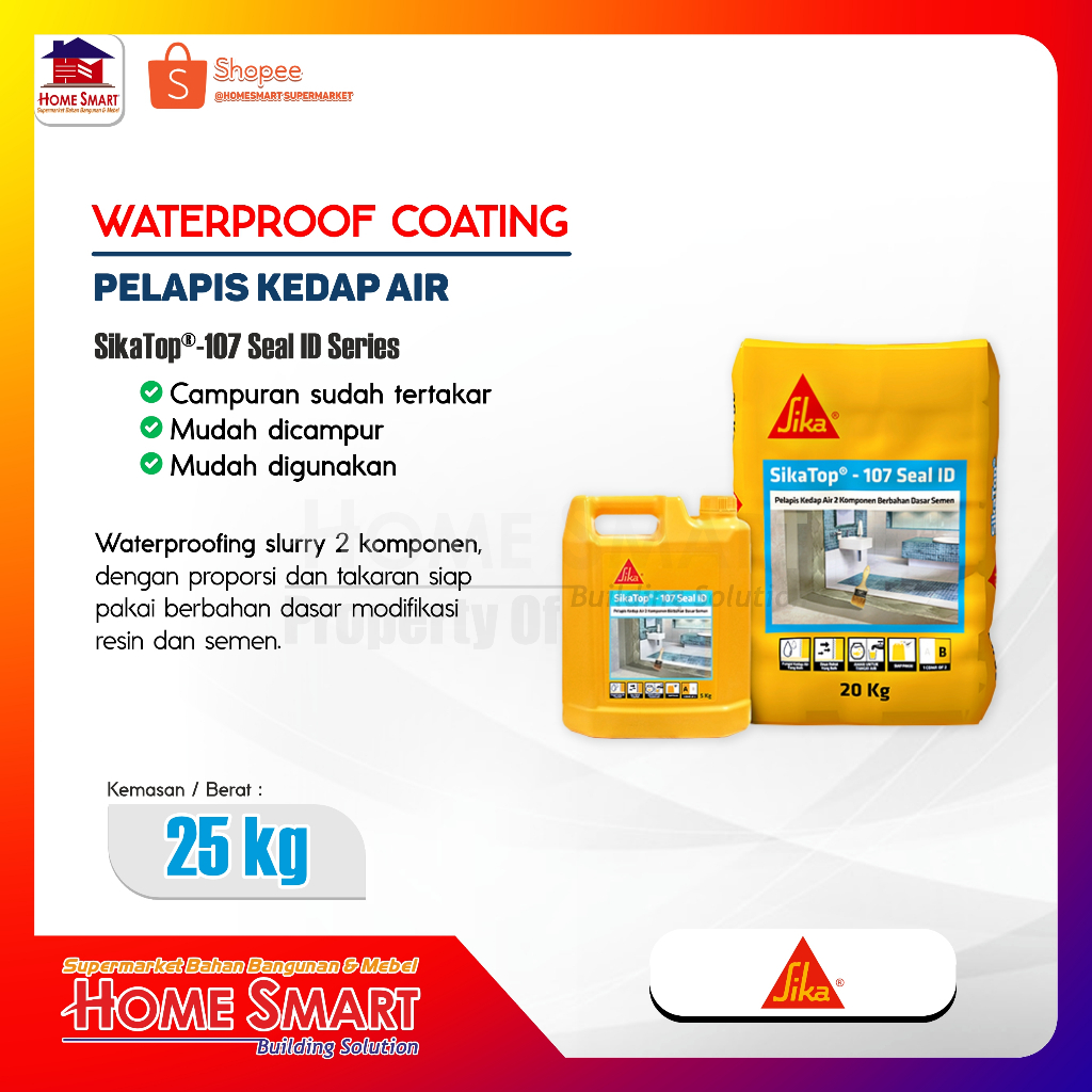 Sika Top 107 Seal 20 kg + 5kg - waterproofing SIKATOP PLUS