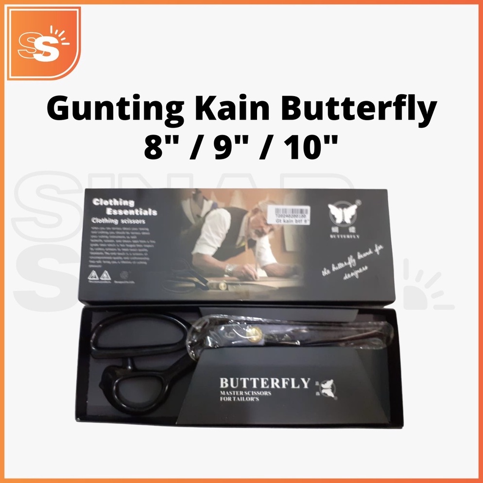 

KODE D88X Gunting Potong Bahan Kain Gunting Butterfly 8 Gunting Tailor