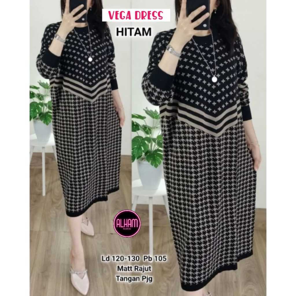 DRESS MINI WANITA RAJUT PREMIUM JUMBO LD 120 SIZE XXXL TERBARU PAKAIAN WANITA BAJU ATASAN LENGAN PAN