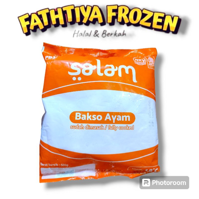 

BAKSO SALLAM AYAM 500G ISI 50 BUTIR #RASA ENAK #FATHIYAFROZEN #PALEMBANG