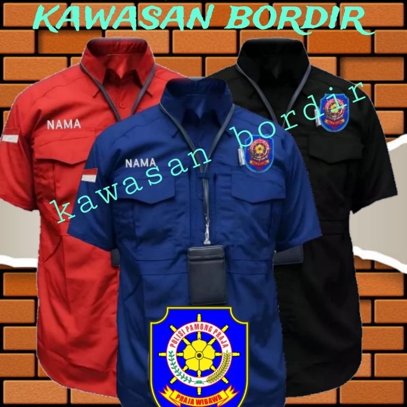 Terbaru kemeja tactikal satpol PP seragam tactikal satpol PP baju tactikal satpol PP kemenja M'tac s
