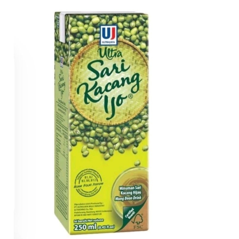 

.Ultra Sari Kacang ijo 250 ml