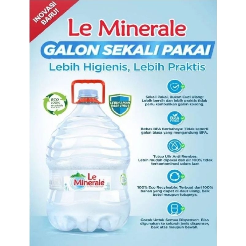 

Le Mineral Galon 15L