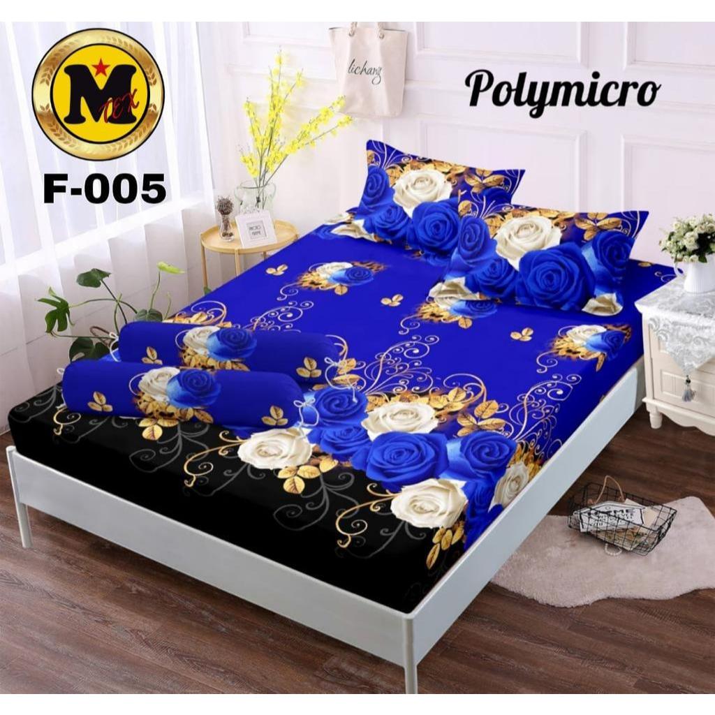 Spreii Promo ( GRATIS ONGKIR ) Seprai Premium Motif Bunga 3D Mirip Bonita Ukuran No 1 180X200 Set Sa