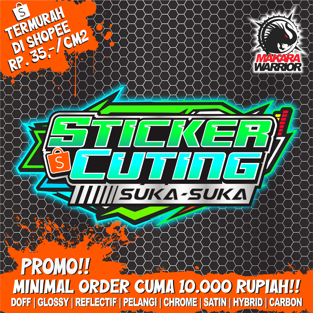

Custom sticker cutting suka suka saja