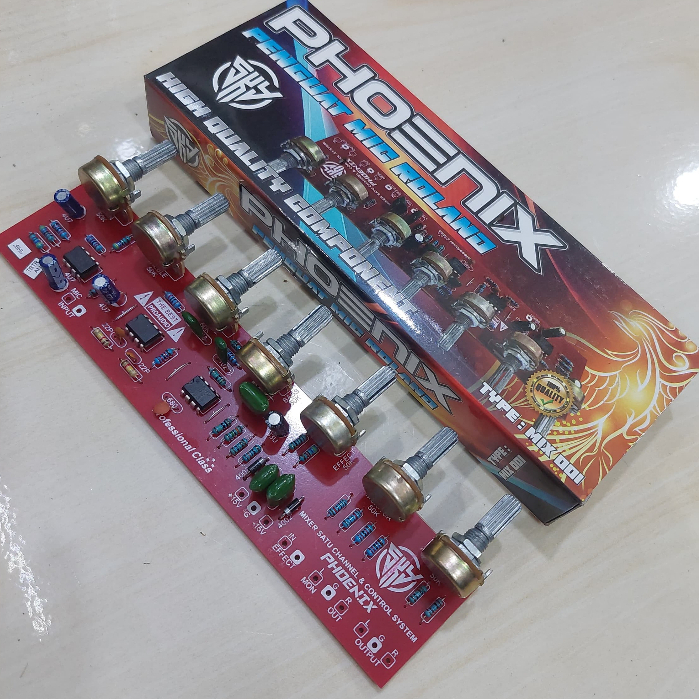 kit Mixer ROLAND 7 Potensio PHOENIX