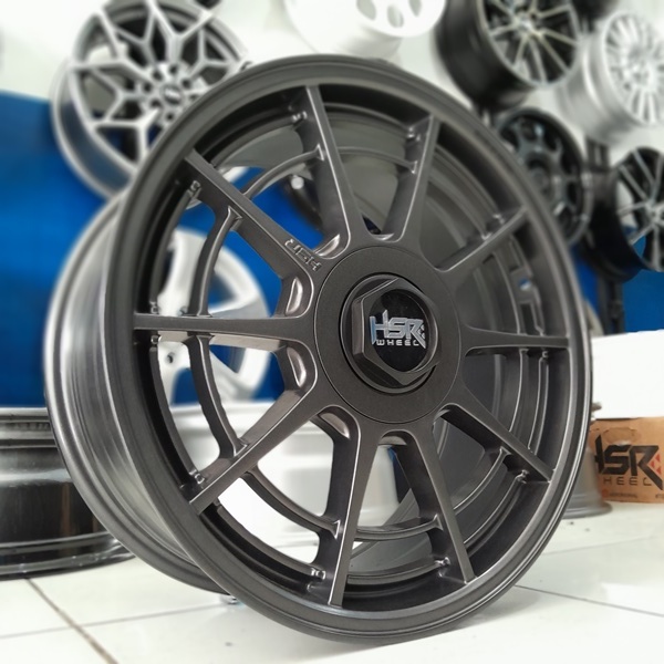 Velg enkei spider r17 mobil avanza soluna city vios hsr boafeo ring 17 lubang 4 grey gun metal