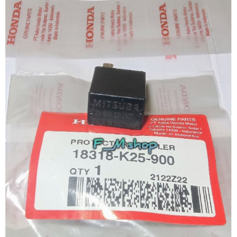 RELAY KAKI 5 STATER - RELAY COMP POWER - RELAY PENGISIAN BEAT FI ESP SCOOPY FI ESP RELAY STARTER KAK