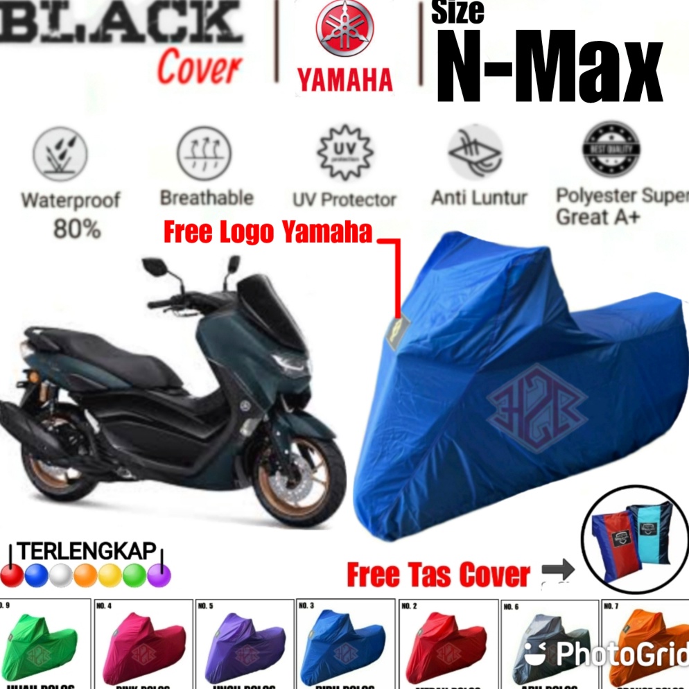 Cover Motor Nmax Selimut Motor Nmax Sarung Motor Nmax Body Cover Motor Nmax Polyester Premium  Polye
