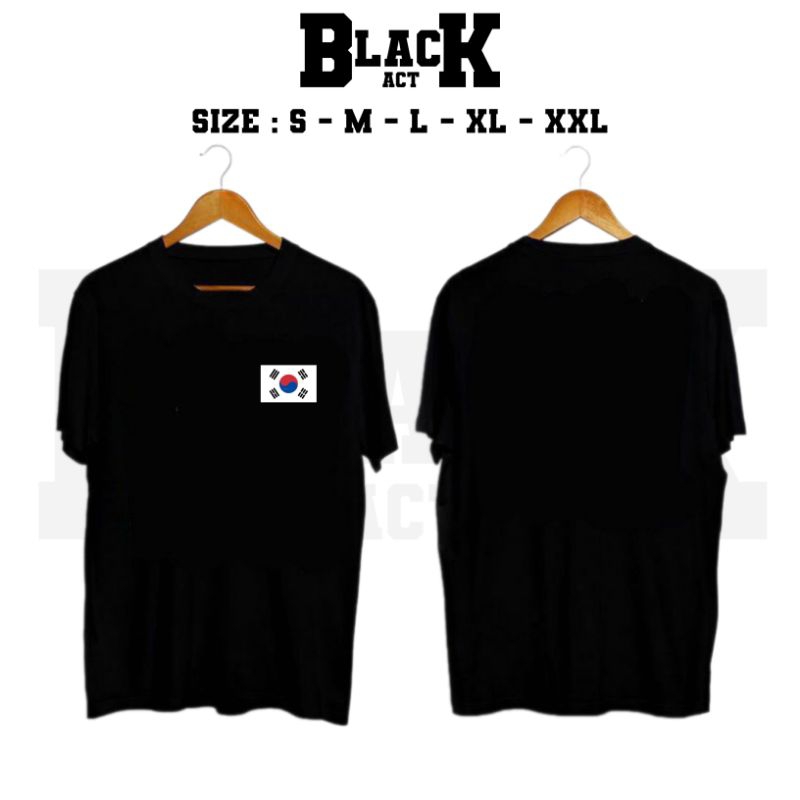 KAOS BENDERA KORSEL KOREA SELATAN LOGO DADA