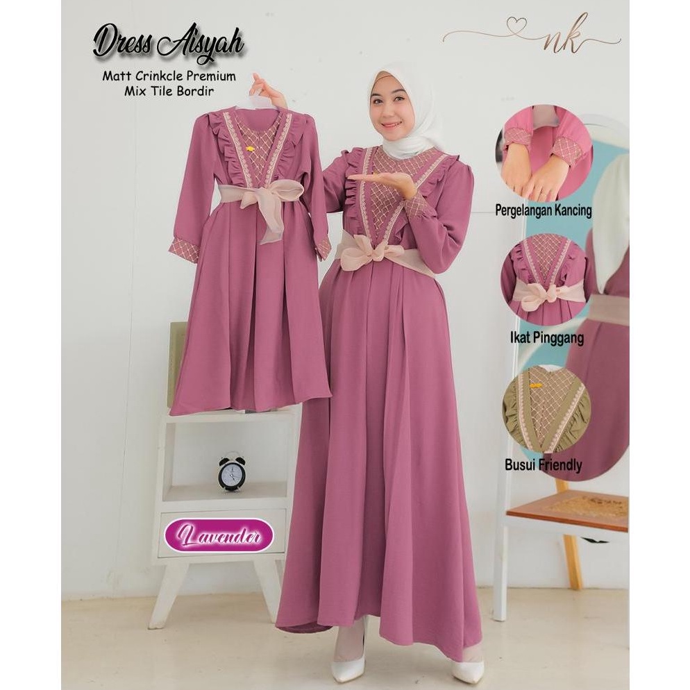 Top Produk SARIMBIT LEBARAN 224 DARI BRAND NK BY ELLA FASHION BISA COUPLE SEKELUARGAFASHION MUSLIMAH