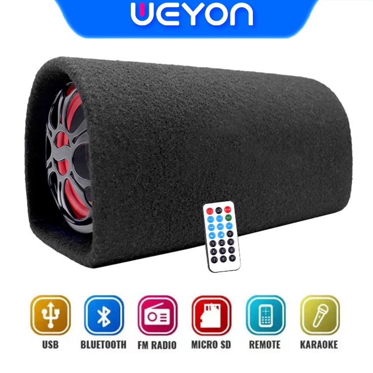 Weyon Bluetooth Speaker Bass Subwoofer Karaoke Speaker 5 inch Aktif Wireless Poble Mobile