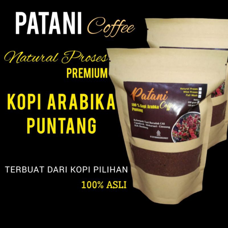 

Kopi Arabika Kopi Puntang Natural Proses 200 gr KopiTerbaik Kopi Pilihan Kopi Bubuk