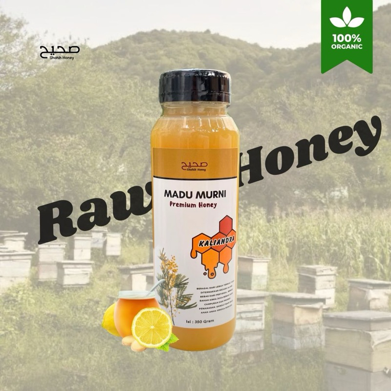 

Madu Mentah Kaliandra 350gram Raw Honey 100% Madu Murni Nektar Kaliandra