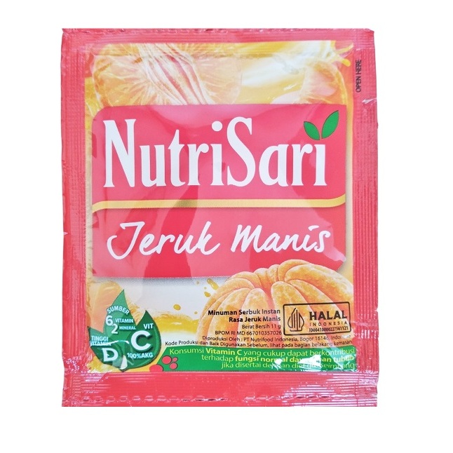 

Nutrisari Jeruk Manis Minuman Bubuk / 1 pcs