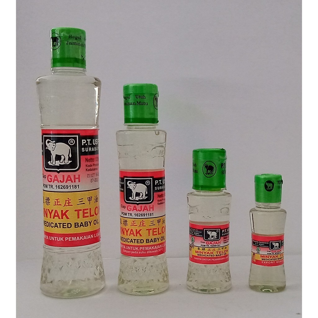 Minyak Telon Cap Gajah All Variants - Minyak telon untuk Bayi dan Anak