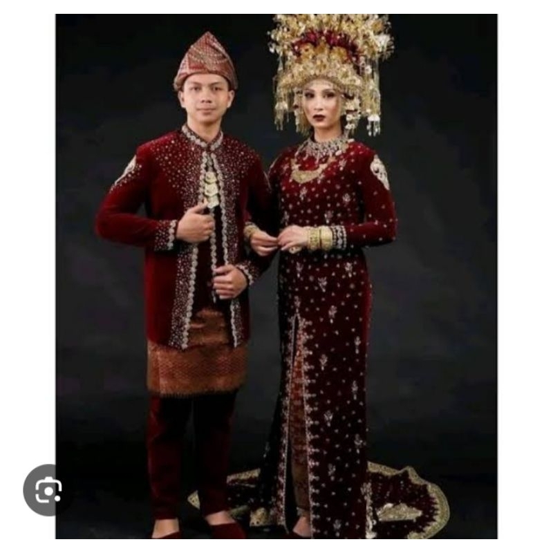 baju pengantin adat palembang