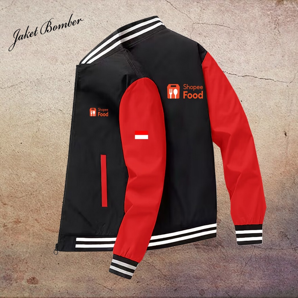 jaket windbreakers shopeefood waterproof jaket parasut pria shopee custom jacket bomber taslan food murah