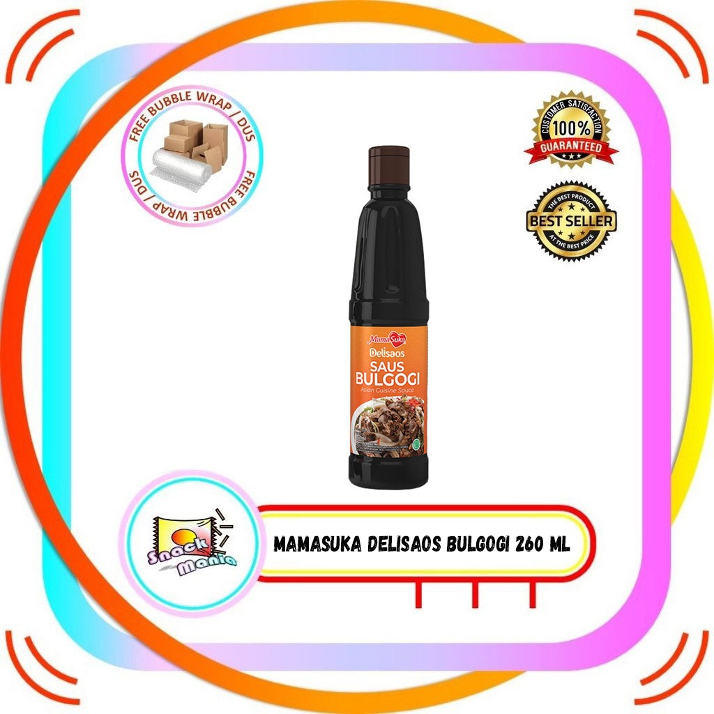 

Mamasuka Mama Suka Delisaos Saus Bulgogi Sauce 260 ml Botol