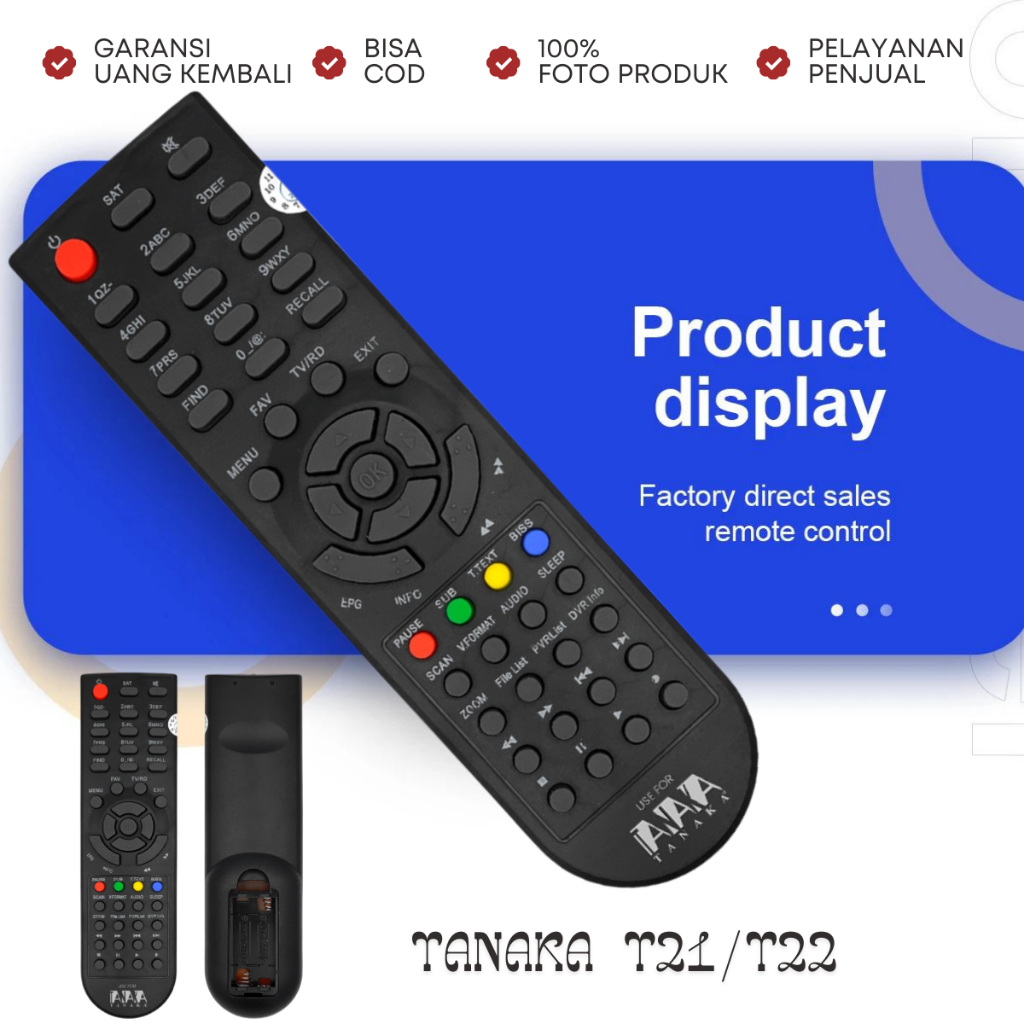 REMOTE RECEIVER TANAKA T22 NEW HD JURASSIC SAMURAI KOMODO