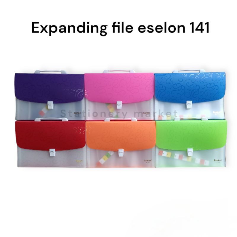 

Expanding file eselon 141 / expanding file dengan knob dan handle / map plastik F4