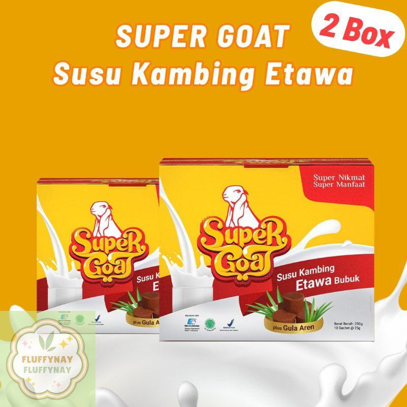 

Supergoat Susu Kambing Etawa Dengan Gula Aren 2 Box