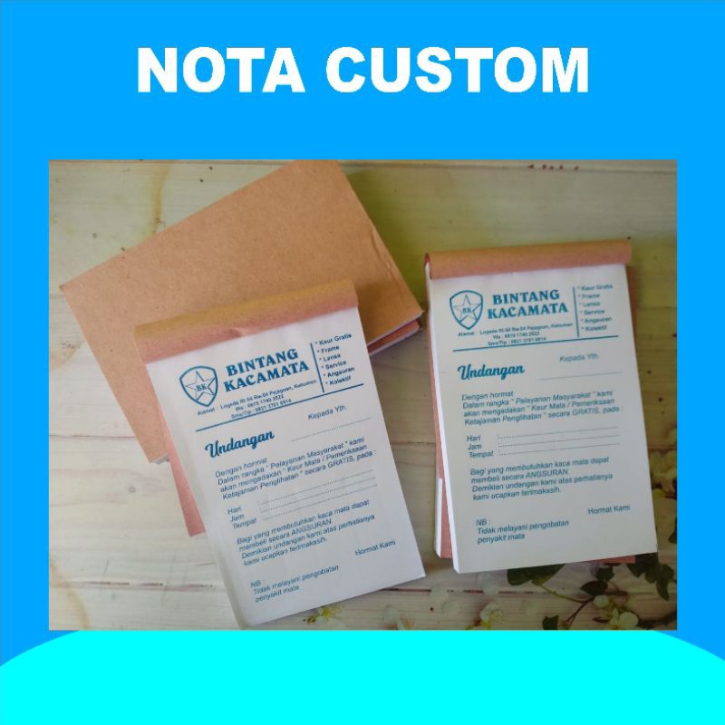

CETAK NOTA CUSTOM NAMA SENDIRI, NOTA TOKO, NOTA PENJUALAN FREE DESIGN, NOTA 1 PLY