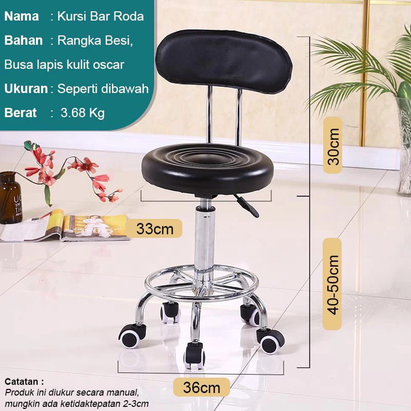 KURSI PUTAR KURSI SUSUN KURSI TUNGGU KURSI COUNTER KURSI STOOL MINIMALIS KURSI BAR ELEGAN KURSI LIPA
