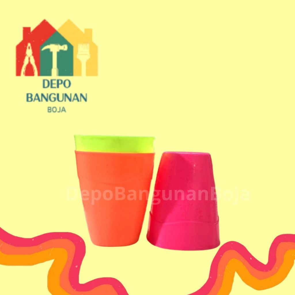 (GL )Gelas Plastik / Cangkir Plastik Kecil