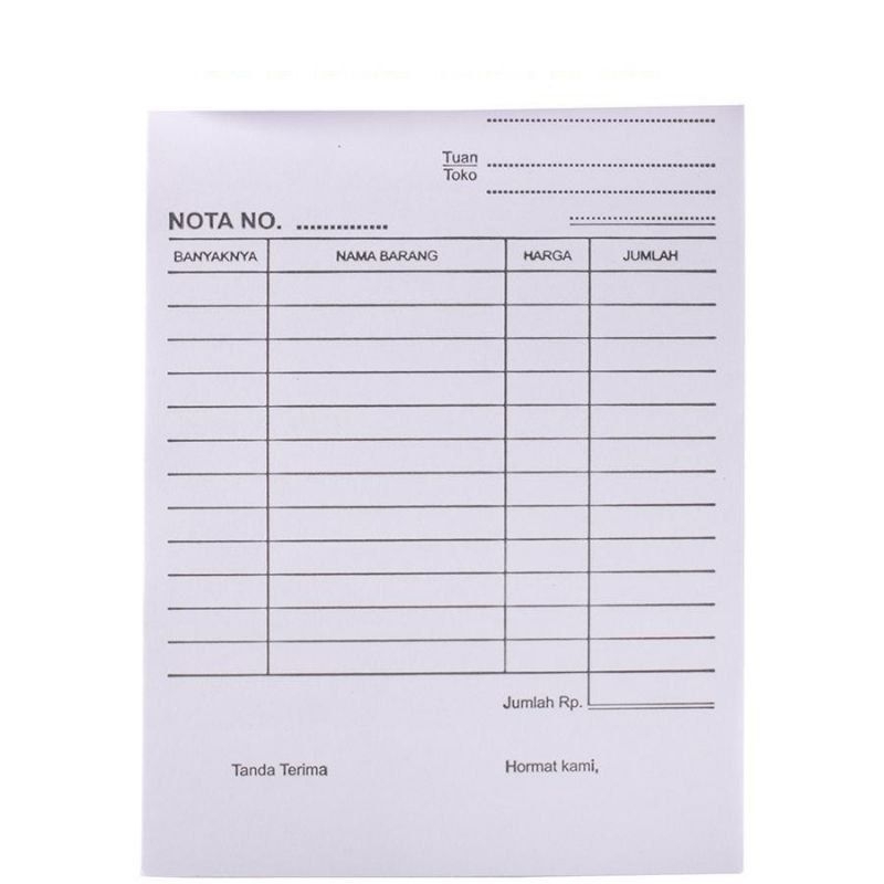 

NOTA ATAU KWITANSI