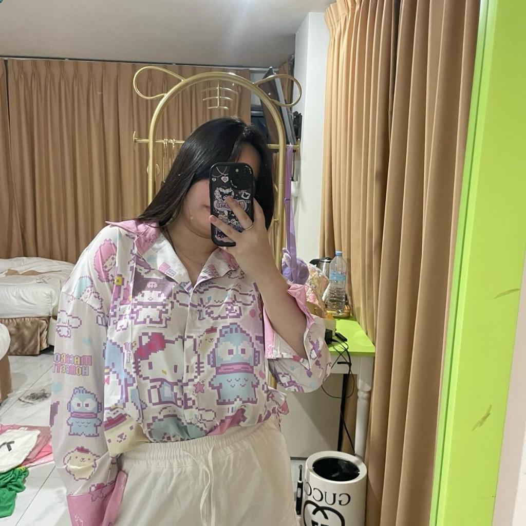 Baju lengan panjang sanrio lego characters